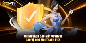Chính Sách Bảo Mật 33Win Bảo Vệ Cho Mọi Thành Viên